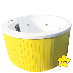 Bañera de piscina para niños moderna independiente Yiqin de 1,8 m con función de masaje Material acrílico ecológico - Product Image 3