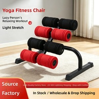 Chaise de yoga multifonctionnelle, tabouret de fitness mécanique, banc d'inversion, banc d'entraînement pour sit-ups, banc de massage et d'étirement