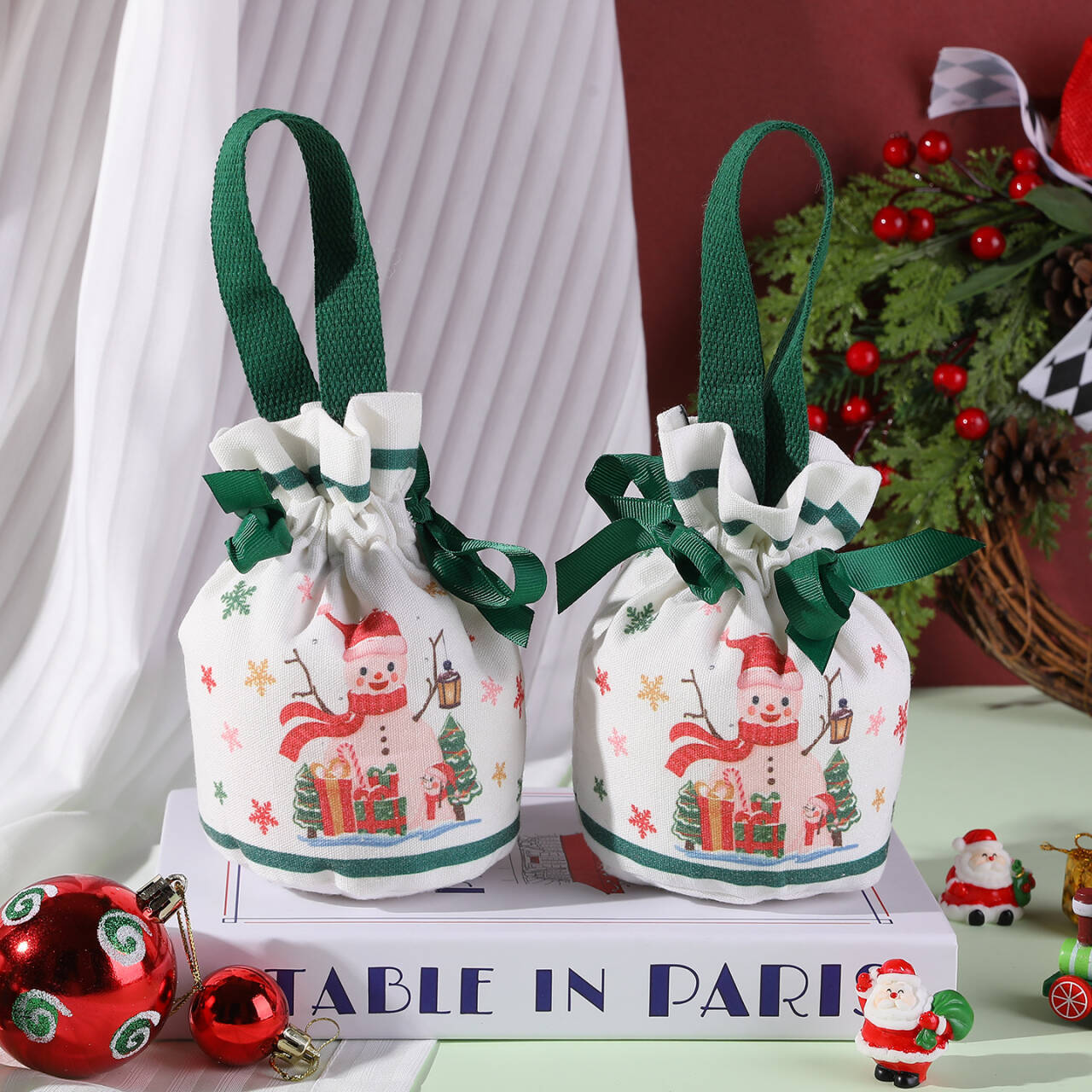 Vert - bonhomme de neige