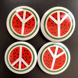 Großhandel No Minimum Logo Offsetdruck Blank Metall Zinn Weißblech 55mm Günstige Pin Button Abzeichen für die Förderung - Product Image 6