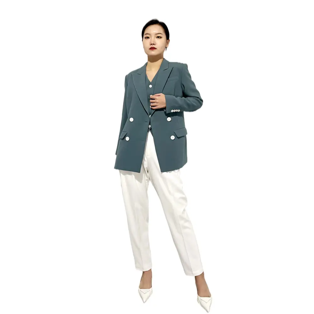 China Fabriek Tailored Casual Pak Sets Voor Vrouwen Womens Business Wear Suits