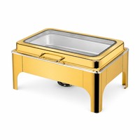 Chauffe-Plat Professionnel à Alcool pour Hôtels et Restaurants, Équipement de Maintien au Chaud pour Buffets et Événements, Plat de Présentation Chauffant pour Mariages