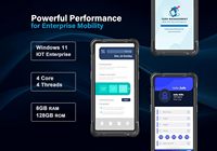 Tablet PC Resistente de 6.5 Pulgadas, Sistema Operativo Windows 11 IOT Enterprise con Sellado a Prueba de Agua y Polvo con Grado de Protección IP65 8GB de RAM + 128GB