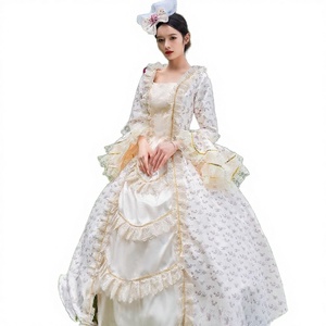 Vestido de Gala Gótico Rococó Ecoparty, Vestido de Noche Formal de Satén con Puntos, Vestido Victoriano para Reenactment, Baile de Graduación y Teatro, Ropa Femenina - Product Image 3