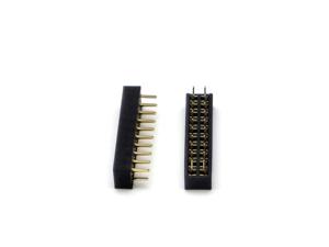 Conector de cabezal hembra de paso de 1,27mm Doble fila recta H2.1mm 2*10P - Product Image 2