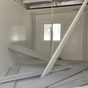 Nhà di chuyển prefab nhà nhỏ Kit container thiết kế đồ họa văn phòng phẳng gói container nhà hiện đại với bánh xe 20ft 8 cấp độ - Product Image 4