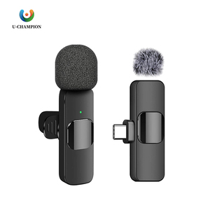 Microphone cravate professionnel omnidirectionnel à condensateur pour enregistrement sans fil - Product Image 1