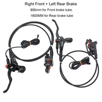 Sepeda Lipat Listrik XOD E-Bike MTB Rem Cakram Hidrolik, Sistem Pemutus Daya untuk Mengemudi, Rem Cakram Minyak, Suku Cadang Kaliper Rem Sepeda