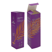 Boîtes en papier pliables personnalisées pour cosmétiques, avec logo, impression de boîtes d'emballage pour maquillage, boîte cadeau cosmétique en carton avec feuille d'or