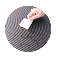 123 gran oferta de dos colores de alta densidad gruesa NBR espuma Fitness y ejercicio Yoga Mat respetuoso con el medio ambiente NBR Yoga Mat