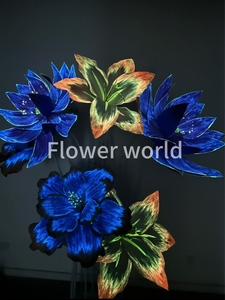 Gros Artificielle Fait Main Grand Stand Bouquet <span class=keywords><strong>Iris</strong></span> Géant Fleur pour la Décoration de Fête - Product Image 5
