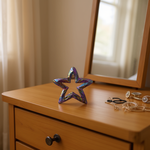 Pinza de Pelo con Forma de Estrella Electrochapada Angelina de 8 cm, Accesorio para el Cabello para Mujeres y Niñas - Product Image 2