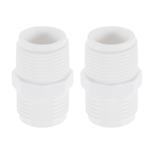 Raccords de tuyau en plastique BSP 1/4" 3/8" 1/2" - Connecteurs en plastique mâles - Product Image 1