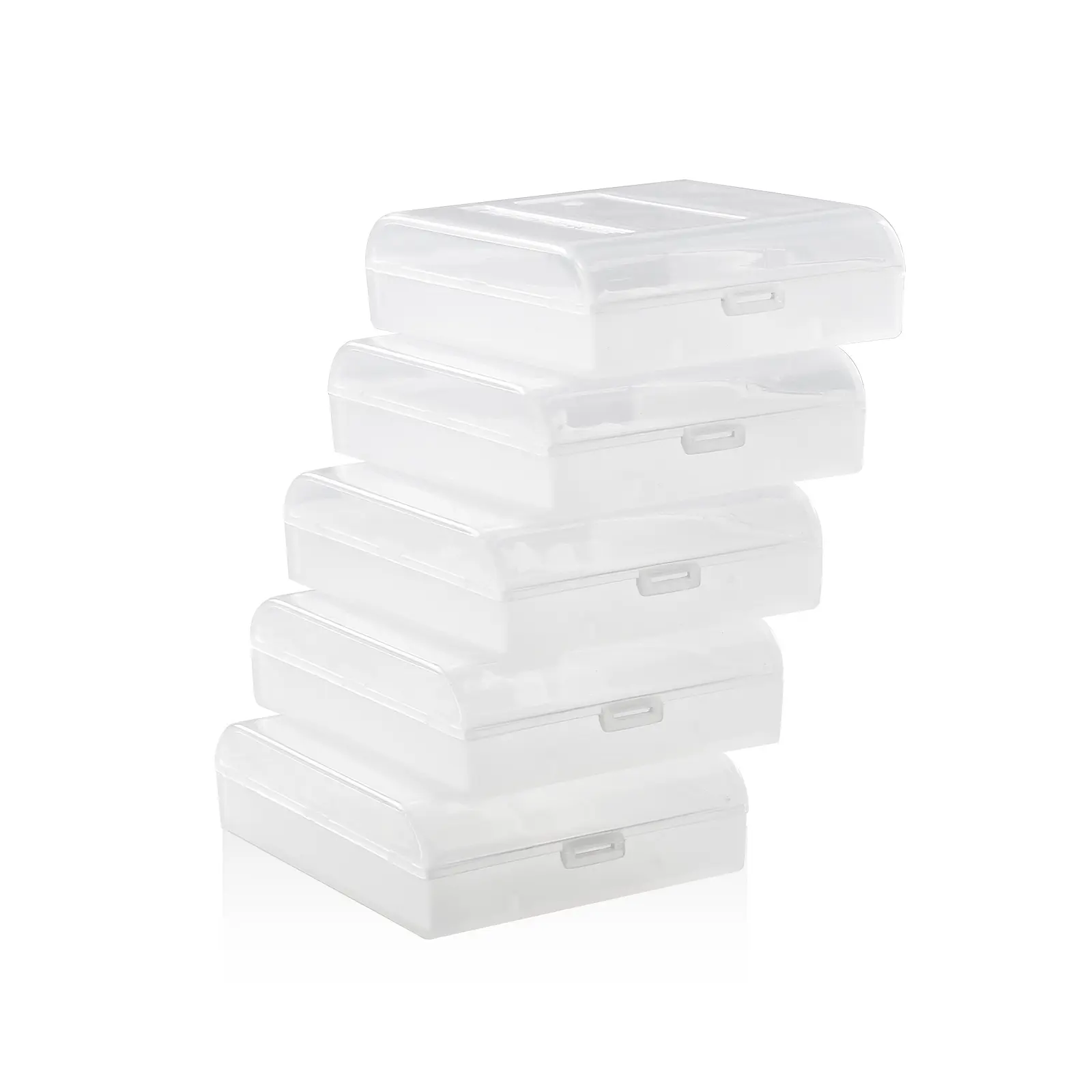 4PCS AAA HR03 10440 Plastic Waterproof Case Battery Storage Box