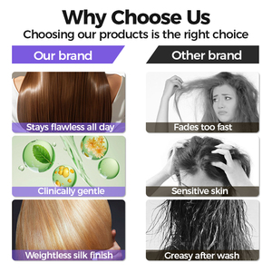 Joynna Rửa 2 Trong 1 Chăm Sóc Kiểm Soát Dầu Đánh Hành Tây Chống Gàu Mịn Nâu Thảo Dược Mose Độ Ẩm Blueberry Tóc Dầu Gội Dầu - Product Image 3