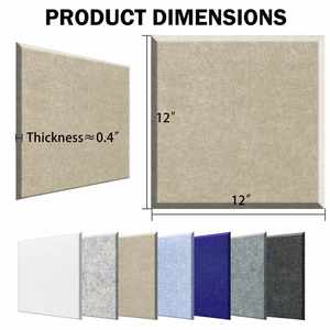 Panel de fieltro acústico de tela de poliéster PET duradero moderno diseño de modelo 3D para gráficos de Ventas de Fábrica de hoteles - Product Image 4