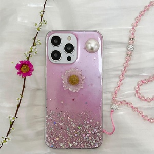 Funda de teléfono de lujo con cordón para <span class=keywords><strong>iPhone</strong></span>, collar de perlas, cadena, para <span class=keywords><strong>iPhone</strong></span> 14, 13, <span class=keywords><strong>12</strong></span> Pro, Max <span class=keywords><strong>MiNi</strong></span>, 11 Pro, XR, X, XS, 7, 8, novedad de <span class=keywords><strong>2023</strong></span> - Product Image 5