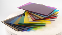 Panneaux solides en polycarbonate haute transparence, résistants aux chocs, bloquant les UV, écologiques, modernes, pour serres, toits d'hôtels