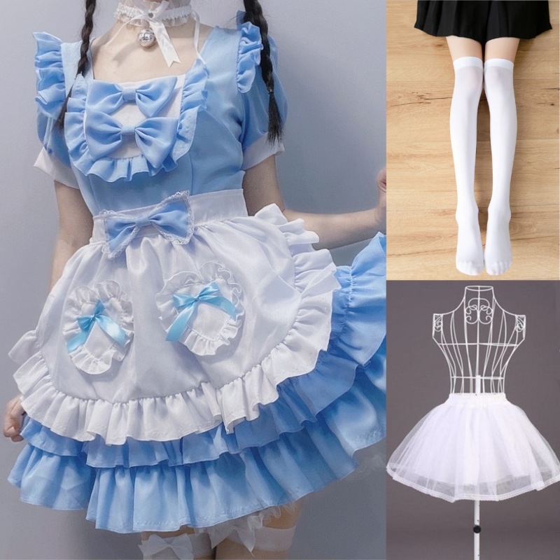 Blue [White Stockings Petticoat]