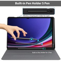 Casing Keyboard Nirkabel Magnetik dengan Touchpad untuk Samsung Galaxy Tab S10 FE/S9 FE 10.9 inci/S9 11 inci SM-X710 X716B SM-X510 SM-X516