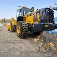 Kraftstoffsparender, langlebiger gebrauchter Komatsu WA470 4WD Radlader mit kompletten Original-Kernkomponenten für Logistik, Hafen und Schüttgut