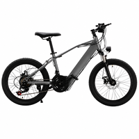 Vélo électrique adulte 20 pouces 36V 350W avec moteur Bafang sans balais à moyeu arrière, 21 vitesses, robuste et léger, pour la montagne et la ville