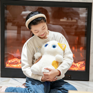 Cute <b>Plush</b> AI <b>Cat</b> Toy Interactive Smart Companion with ChatGPT Emotional Expression Multilingual Chat For Kids Educational Gift - Product Image 1
