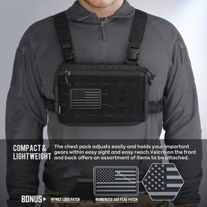 Free sample Outdoor Waterproof Oxford <b>Molle</b> System Crossbody Pack Camo Hunting Tactical Messenger Large Chest <b>Bag</b> - Product Image 3