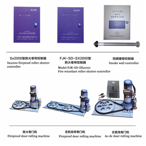 OEM/ODM Meilleure vente Rideau en tissu inorganique ignifuge et sûr de haute qualité Porte à enroulement pour la prévention des supermarchés - Product Image 4