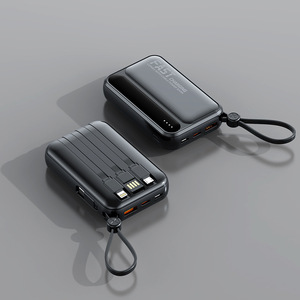 Tự chứa cáp Mini ngân hàng điện với 10000mAh công suất lớn Điện thoại di động cung cấp nhanh chóng sạc Quà Tặng di động - Product Image 6