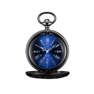 <span class=keywords><strong>Montre</strong></span> de poche vintage pour <span class=keywords><strong>homme</strong></span> en acier à quartz, style steampunk antique, avec cadran et chaîne en bronze - Product Image 2