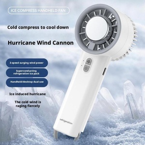 Mini Ventilador de Mano Recargable USB de 3 Colores, Ventilador Plegable de Plástico con Rociador de Agua, Ventilador de Mano con Enfriamiento por Aire - Product Image 5