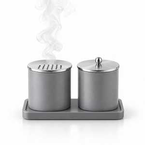 Antique Style Metal <b>Incense</b> <b>Burner</b> with Lid for <b>Incense</b> Sticks <b>Cones</b> and Aromatherapy Home Decoration - Product Image 1
