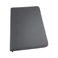 Porte-documents A4 en cuir PU, design à motifs, poches intérieures, fermeture sécurisée pour les réunions d'affaires et les présentations