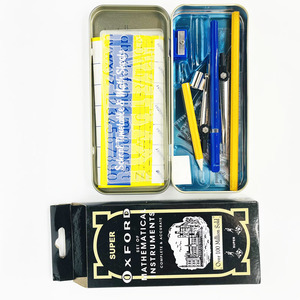 Trousse de Géométrie Métallique Oxford de Luxe 14 Pièces pour Élèves du Collège - Product Image 2