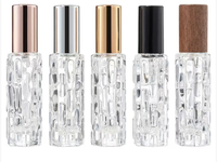 Flacon vaporisateur en verre haut de gamme de 10 ml pour échantillons de voyage portables de parfum de courge amère.
