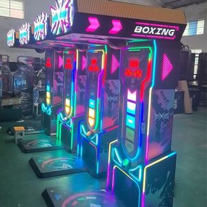 เครื่องเกมชกมวยแบบต่อยและเตะ  เครื่องทดสอบความแข็งแรง  เครื่องเล่นวิดีโอเกมหยอดเหรียญ  อุปกรณ์บันเทิงในร้านเกม - Product Image 6