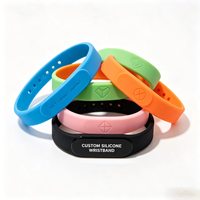Bracelet et bracelet en silicone personnalisés avec logo, sportifs, imperméables, flexibles, écologiques, imprimés à l'écran, pour cadeaux promotionnels originaux