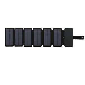 Cargador Solar Plegable para Viajes, Dispositivo Portátil con Salida USB de 2.1A, Fuente de Alimentación para Mochila de Senderismo y Campamento - Product Image 5