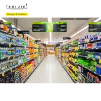 Système d'étagères de gondole de supermarché moderne unités de présentation utilisées pour épicerie étagères étagères de magasin pour la vente au détail