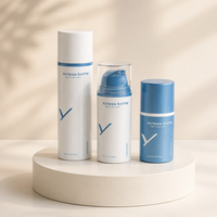 Flacon sans air de 15 ml, 30 ml, 50 ml avec bouchons et capuchons pour usage chimique