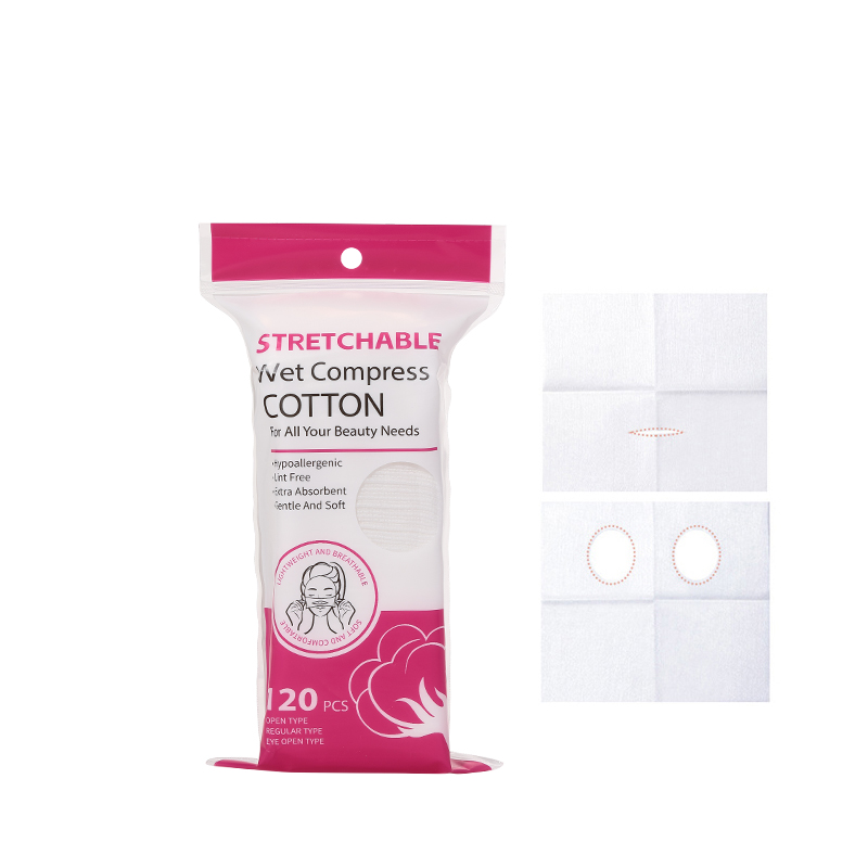 Tampons de coton carrés Z105 - 80 pièces
