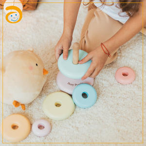 Juguetes Montessori educativos de madera para niños, <span class=keywords><strong>arco</strong></span>íris, superventas - Product Image 4