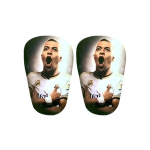 Protections de tibia de football professionnelles Mini Master, résistantes aux hautes températures, en fibre de carbone et PU, pour adultes, avec insert de protection de mollet Star Ronaldo - Product Image 5