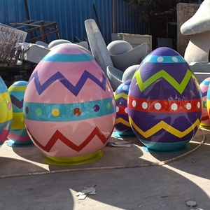Chinesische fabrik handgemachte fiberglas harz künstliche <span class=keywords><strong>Riesige</strong></span> ostern eier für außen dekoration - Product Image 6