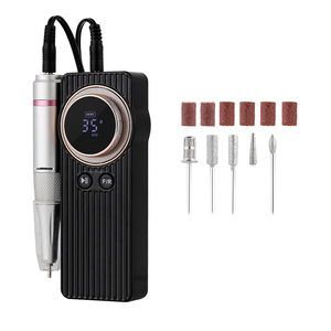 Taladro de Uñas Inalámbrico Profesional 2024 de 35000 RPM, Recargable, Eléctrico, para Uñas Acrílicas, Gel, Pulido, Negro, Manicura - Product Image 1