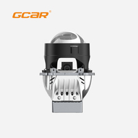 GCAR, Nuevo Proyector LED R5 Ultra de 2.5 Pulgadas, Lente Bi-LED con Prisma TIR, Chips Dobles de 75W, Faro Delantero Universal para Auto y Motocicleta
