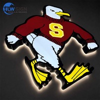 Boîte à lumière personnalisée pour logo de magasin extérieur, impression UV haute définition, enseigne murale LED rétroéclairée, enseigne à lettres LED