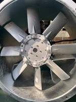 Ventilateur axial marin électrique, débit d'air élevé, vitesse du vent élevée, résistant à la corrosion, coque en tôle galvanisée robuste, pales en alliage d'aluminium