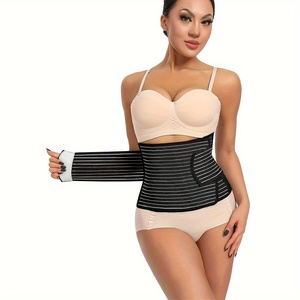 여성 산후 허리 보정 벨트 복부 밴드 슬리밍 벨트 대나무 섬유로 스포츠 피트니스 및 체형 관리용 - Product Image 3